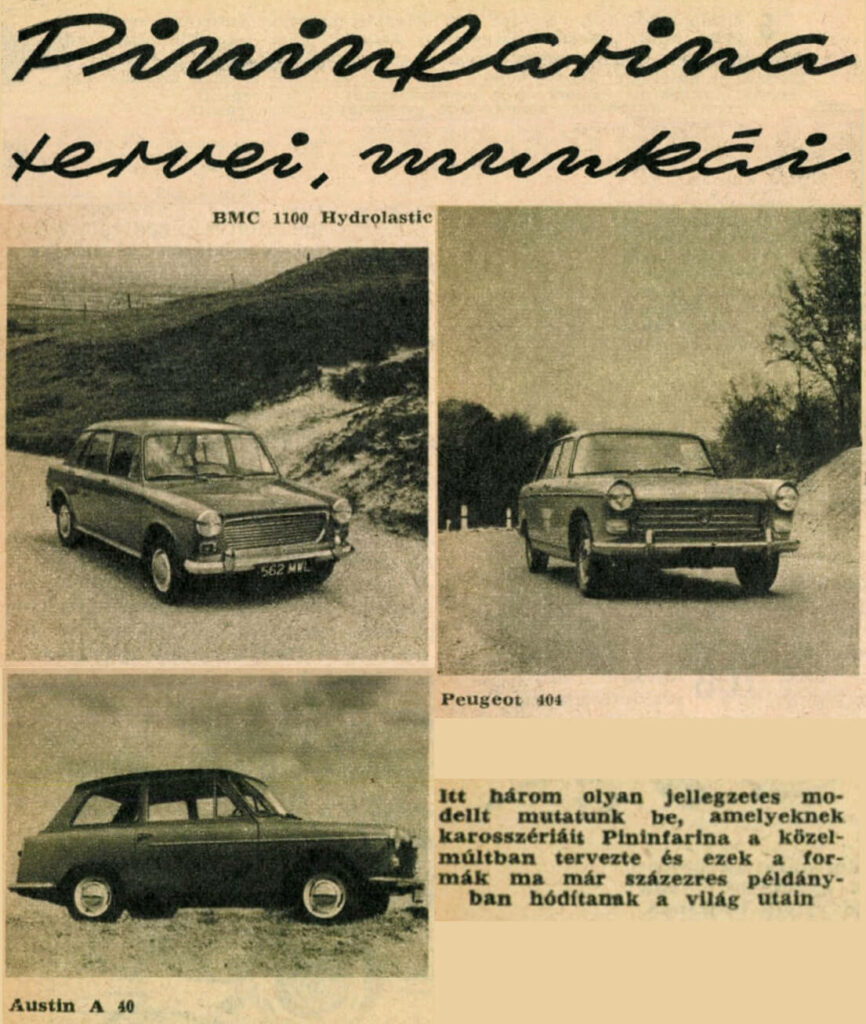 pinifarina-tervei-munkai-auto-motor-66-cikk-1-bmc-peugeot-austin